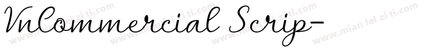 VnCommercial Scrip字体转换